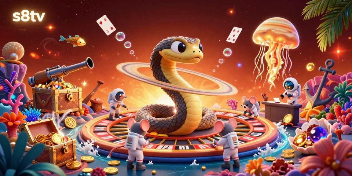 S8TV delivers top-notch sports betting experience with engaging visuals and dynamic details in an immersive scene