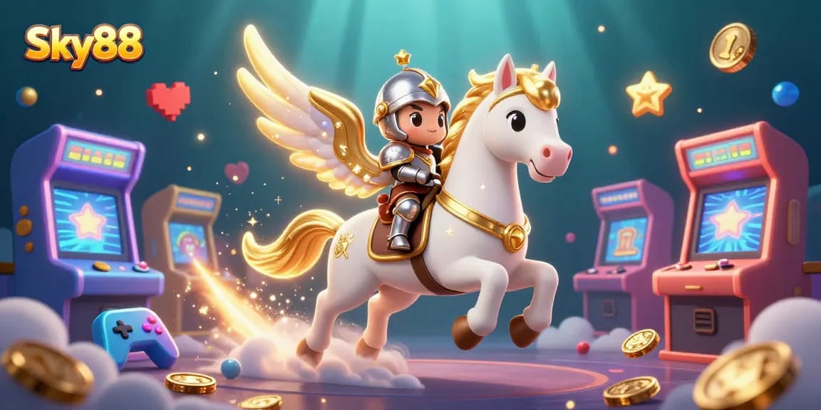 Sky88 offers thrilling gameplay with detailed 3D characters and vibrant casino elements.