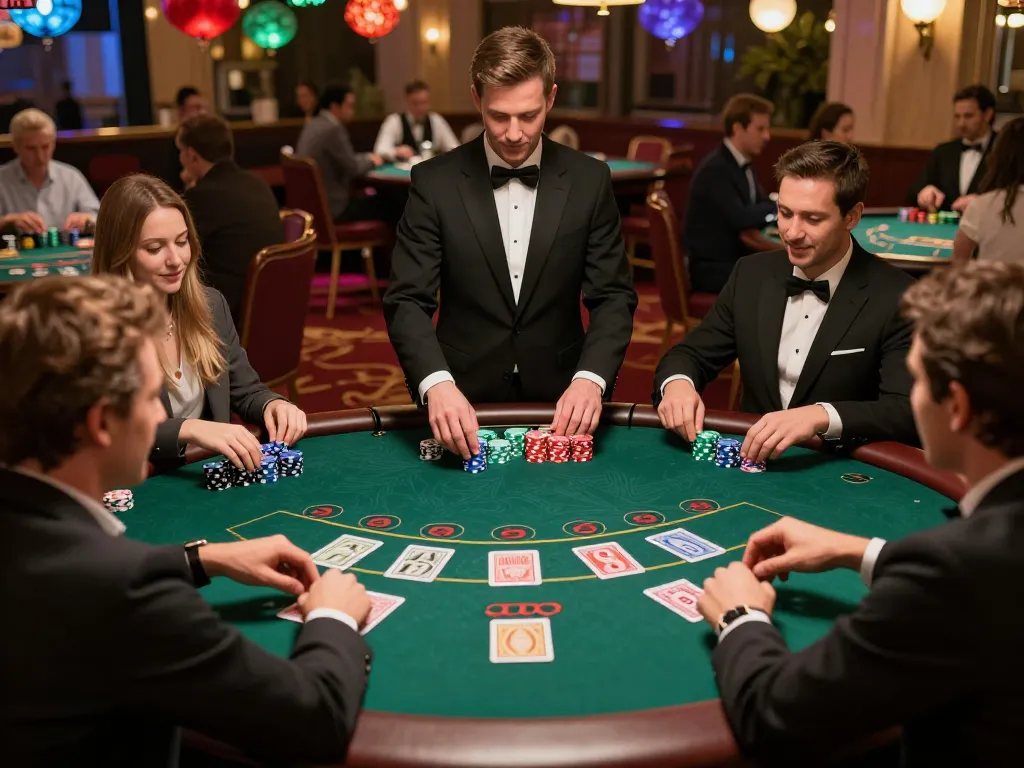 Engaging Baccarat gameplay at Trang Chủ XX88, showcasing strategic bets and casino excitement.