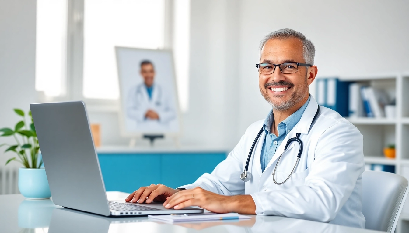 Engaging online medical advice from real doctors during a video consultation with a friendly doctor.