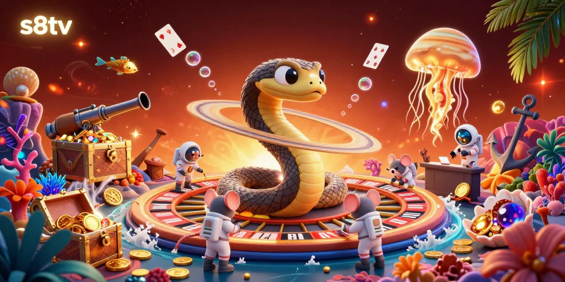 S8TV delivers top-notch sports betting experience with engaging visuals and dynamic details in an immersive scene