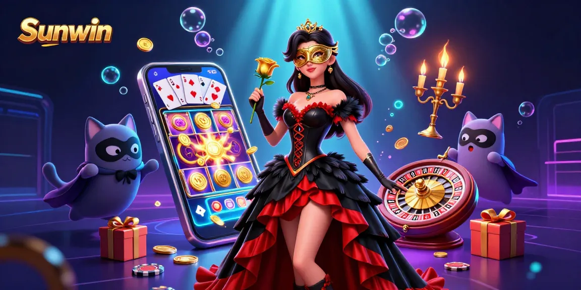 Engage in thrilling casino adventures with Sunwin through 3D animated characters and games.