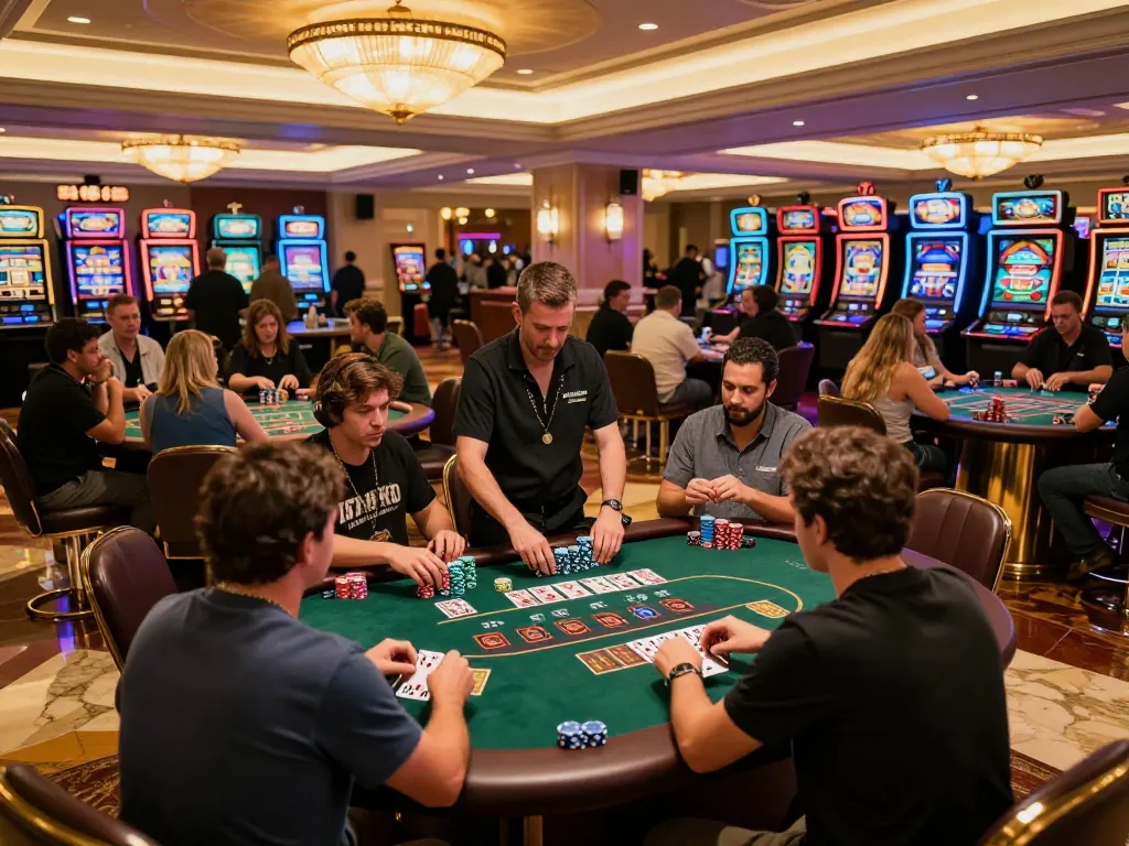 Engaging in blackjack strategy at Da 88 casino, players focused on winning hands with bets placed