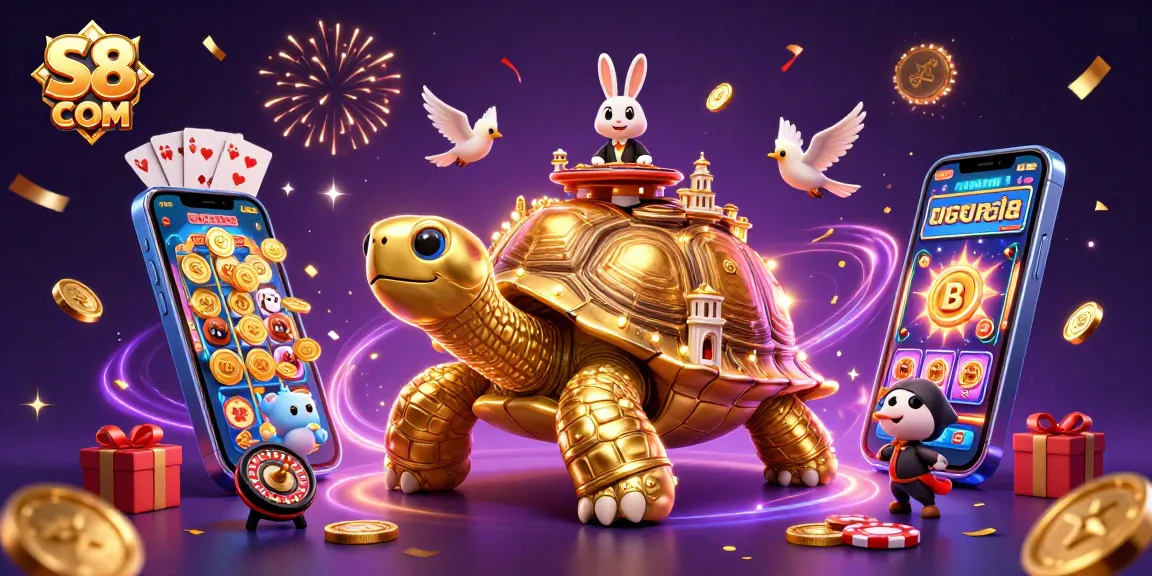 Experience top gambling action with S8 COM featuring a dazzling casino scene of fun and fortune.