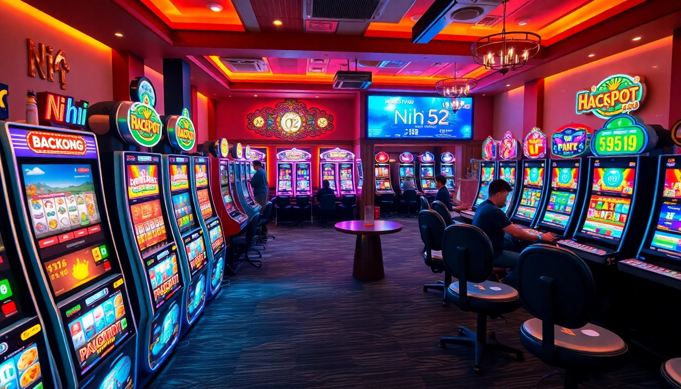 Explore the exciting world of Nổ hũ 52 with vibrant slot machines and engaging gameplay.