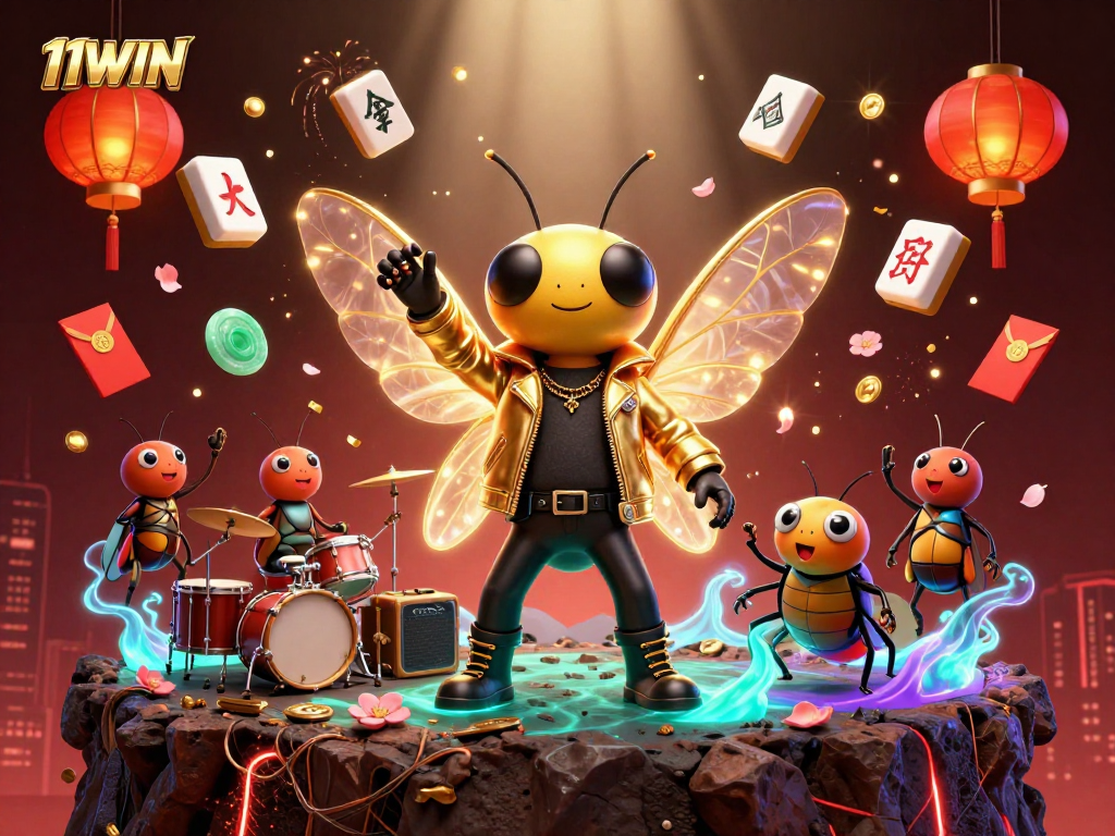 Experience thrilling gaming action with 11WIN featuring vibrant casino characters and rich elements.