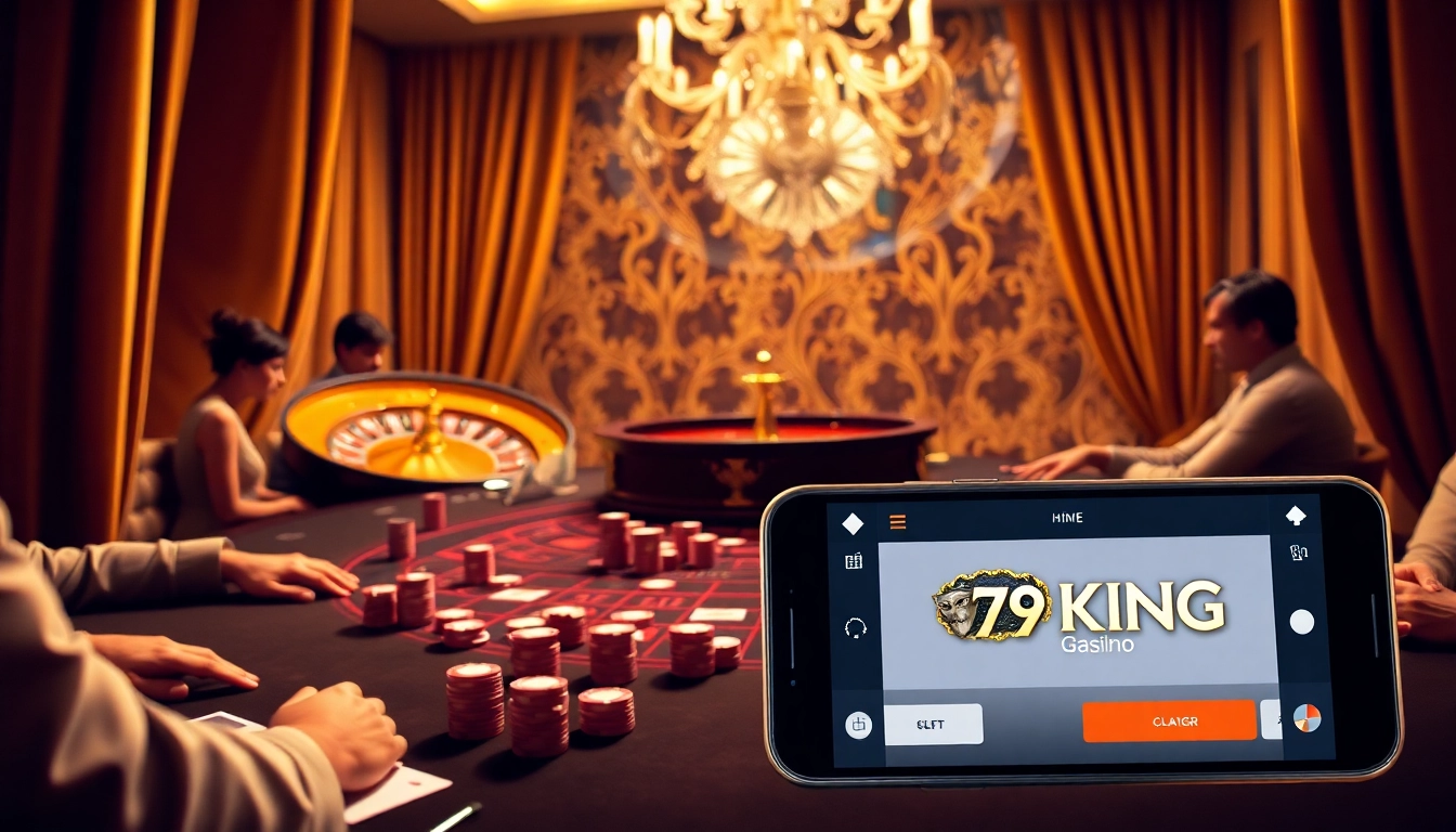 Engaged players enjoying a high-stakes game at the 79KING casino table.
