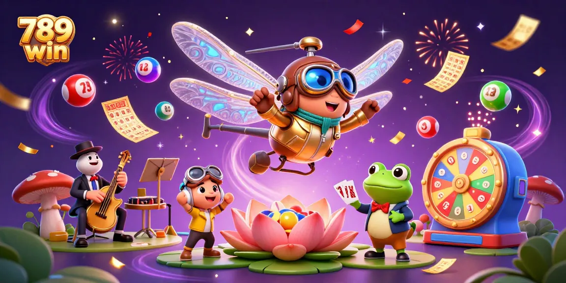 Experience thrilling gaming with 789 win amidst vibrant casino action and dynamic characters