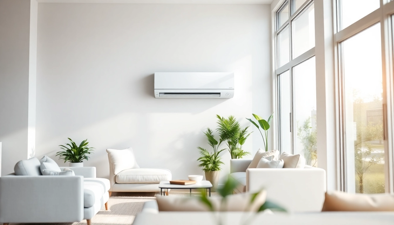Install a Mitsubishi mini split AC system for efficient and stylish home cooling.