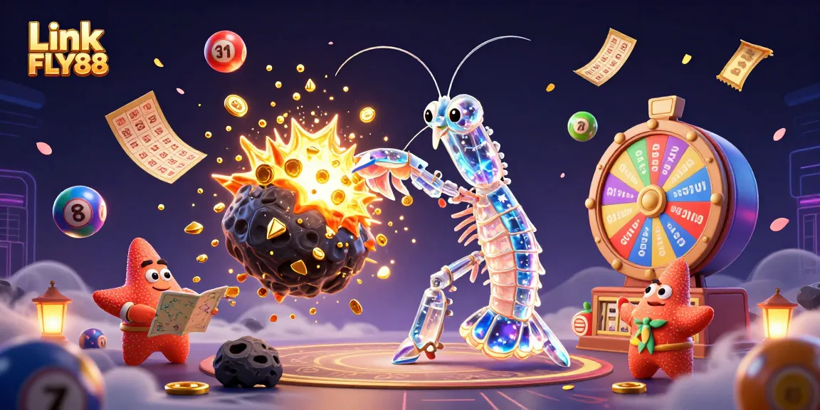 Experience exciting wins with Link FLY88 in this vibrant casino adventure scene.