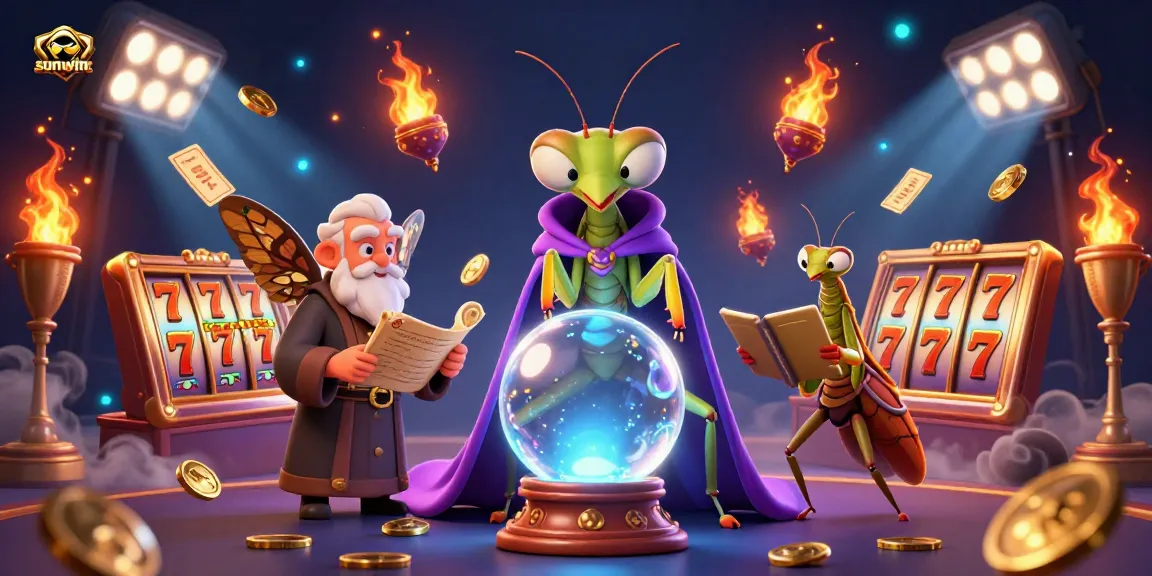 Experience exciting wins on Sunwin with an enchanting 3D casino scene featuring lively characters and captivating game elements.